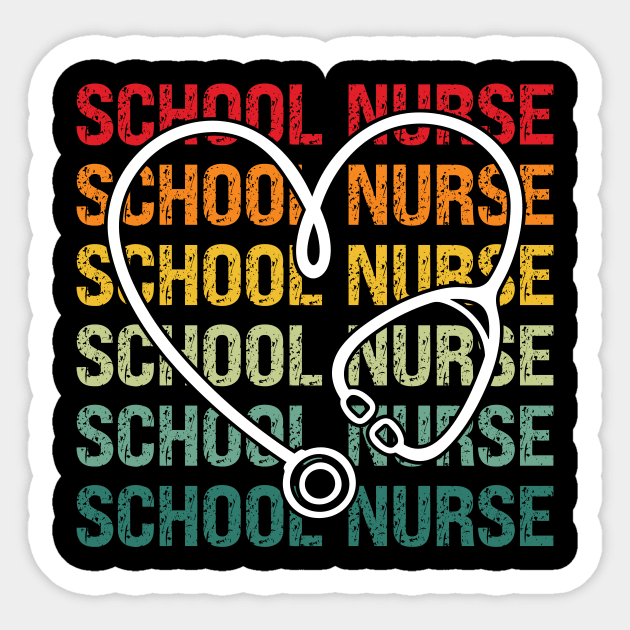 School Nurse Appreciation Nursing Nurse Day & Nurse Week Sticker by Wakzs3Arts